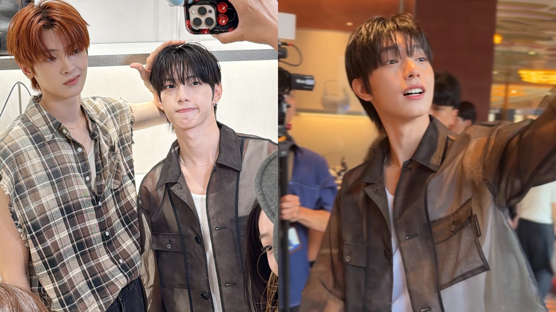 CHARLES & KEITH 人氣男團FLARE U台籍成員崔立于與韓籍成員姜玗